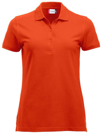 Polo Clique Classic Marion Donna Arancio Polo Cotone 200 Grammi