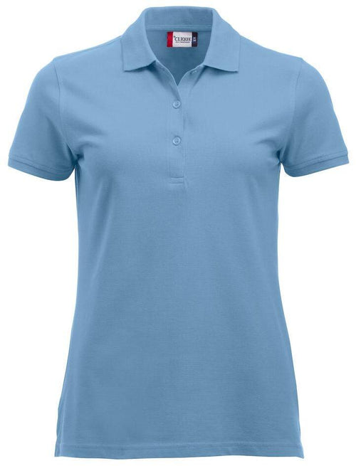 Polo Clique Classic Marion Donna Azzurro Polo Cotone 200 Grammi