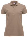 Polo Clique Classic Marion Donna Caffelatte Polo Cotone 200 Grammi