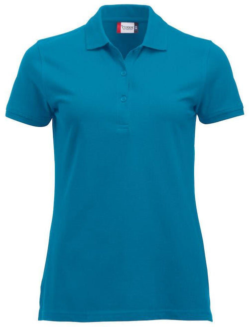 Polo Clique Classic Marion Donna Turchese Polo Cotone 200 Grammi