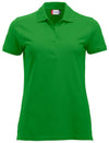 Polo Clique Classic Marion Donna Verde Acido Polo Cotone 200 Grammi