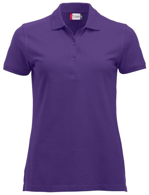 Polo Clique Classic Marion Donna Viola Polo Cotone 200 Grammi