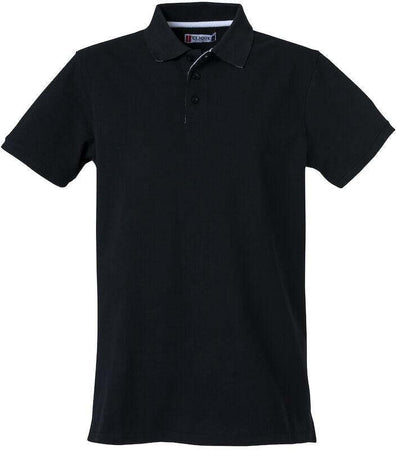Polo Clique Heavy Nero 270 Grammi Polo Uomo Manica Corta Premium