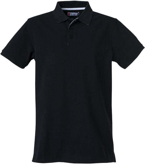Polo Clique Heavy Nero 270 Grammi Polo Uomo Manica Corta Premium