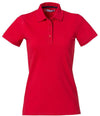 Polo Clique Heavy Rosso 270 Grammi Polo Donna Manica Corta Premium