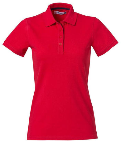 Polo Clique Heavy Rosso 270 Grammi Polo Donna Manica Corta Premium