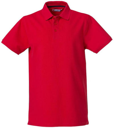 Polo Clique Heavy Rosso 270 Grammi Polo Uomo Manica Corta Premium