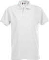Polo Clique Premium Elasticizzata Bianco 215 Grammi