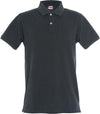 Polo Clique Premium Elasticizzata Nero 215 Grammi