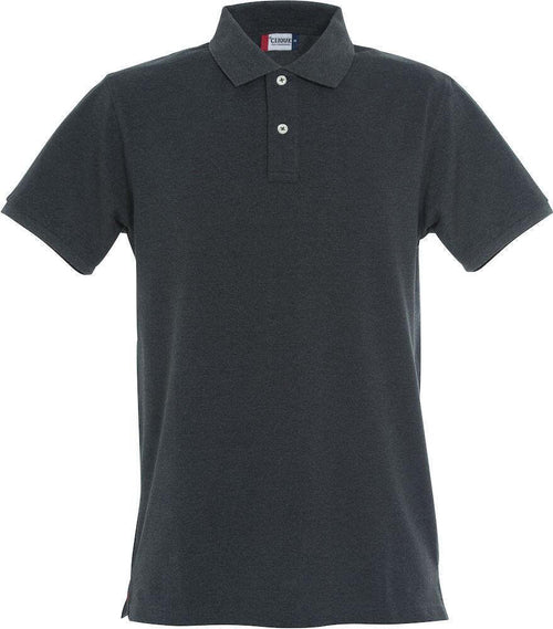 Polo Clique Premium Elasticizzata Nero 215 Grammi