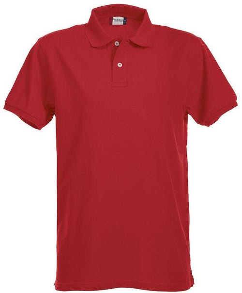 Polo Clique Premium Elasticizzata Rosso 215 Grammi