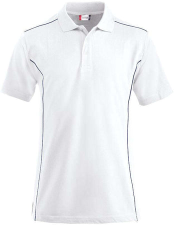 Polo Conway Bianco Polo Uomo con Profili