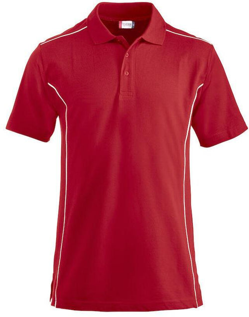 Polo Conway Rosso Polo Uomo con Profili