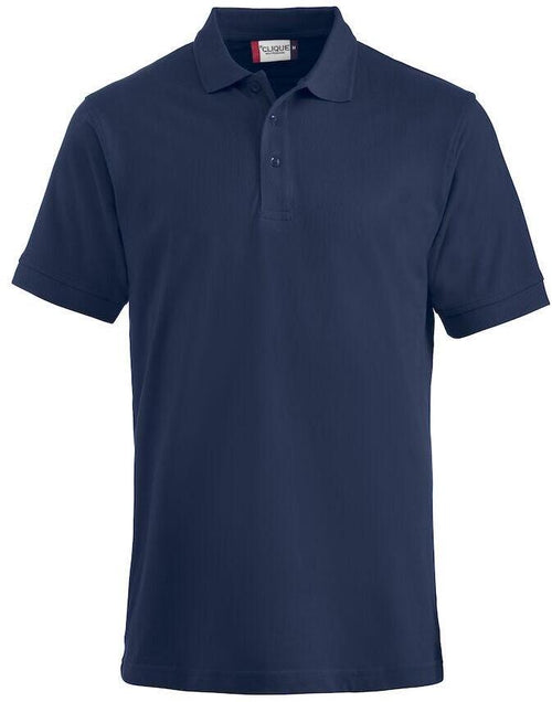 Polo Lincoln Oversize Blu Polo Uomo Taglio Americano