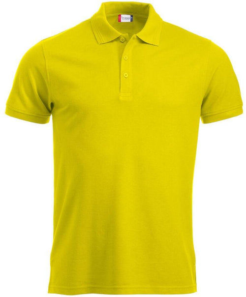 Polo Manhattan Giallo Fluo Polo Uomo Misto Cotone