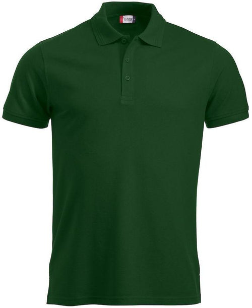 Polo Manhattan Verde Scuro Polo Uomo Misto Cotone Taglie Forti