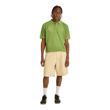 OBEY polo obey saratoga mesh polo ss - piquant green da uomo