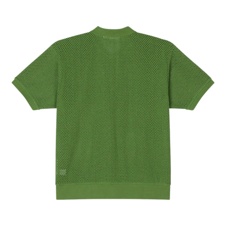 OBEY polo obey saratoga mesh polo ss - piquant green da uomo