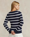 Polo-Ralph-Lauren-Cotton-Anchor-embroidered-Sweater-Maglione-Donna-Girocollo-Ricamato-Con-Ancora