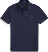 Polo Ralph Lauren Custom Fit Uomo Polo Mezze Maniche Corte Con Colletto 100% Cotone Pony Ricamato Maglia Uomo Estiva