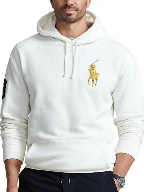 Polo-Ralph-Lauren-Felpa-Con-Cappuccio-Uomo-Big-Pony-Ricamato