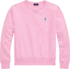 Polo-Ralph-Lauren-Felpa-Donna-Fleece-Pullover-Girocollo-Pony-Cavallino-Ricamato