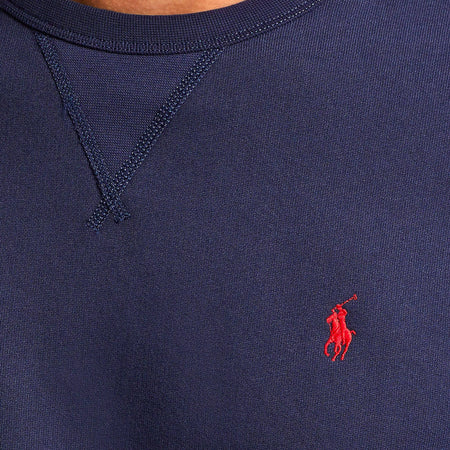 Polo-Ralph-Lauren-Felpa-Donna-Fleece-Pullover-Girocollo-Pony-Cavallino-Ricamato