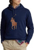 Polo-Ralph-Lauren-Felpa-Uomo-Big-Pony-In-Pelle-Felpa-Blu-Scuro-Maxi-Logo-Con-Cappuccio