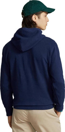 Polo-Ralph-Lauren-Felpa-Uomo-Big-Pony-In-Pelle-Felpa-Blu-Scuro-Maxi-Logo-Con-Cappuccio