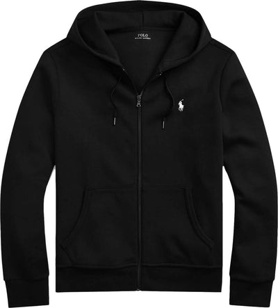 Polo-Ralph-Lauren-Felpa-Uomo-Cappuccio-Zip-Logo-Pony-Ricamato