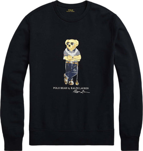 Polo Ralph Lauren Felpa Uomo Girocollo Orso Polo Bear Orsetto In Cotone Stampa Polo Bear Felpa Senza Cappuccio Orso Ralph Lauren Moda/Uomo/Abbigliamento/Felpe/Felpe senza cappuccio Euforia - Bronte, Commerciovirtuoso.it