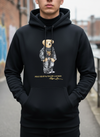Polo Ralph Lauren Felpa Uomo Nera Con Cappuccio Nera Lunar New Year Polo Bear Hoodie Sweatshirt Felpa Polo Con Orsetto Cappuccio E Tasche