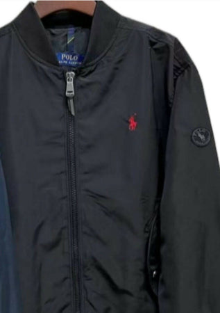 Polo-Ralph-Lauren-Giacca-Leggera-Uomo-Impermeabile-Bomber-Uomo-Pony-Ricamato-Tasche-E-Zip