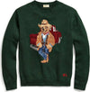 Polo Ralph Lauren Maglione Polo Bear Uomo Verde Orsetto Ricamato Girocollo A Coste 100% Cotone Moda/Donna/Abbigliamento/Maglioni e cardigan/Maglioni Euforia - Bronte, Commerciovirtuoso.it