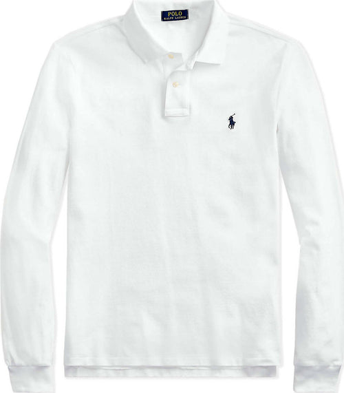 Polo Ralph Lauren Slim Fit Uomo Maniche Lunghe 100% Cotone Logo Pony Ricamato Moda/Uomo/Abbigliamento/Abbigliamento sportivo/Camicie e T-shirt sportive/Polo Euforia - Bronte, Commerciovirtuoso.it