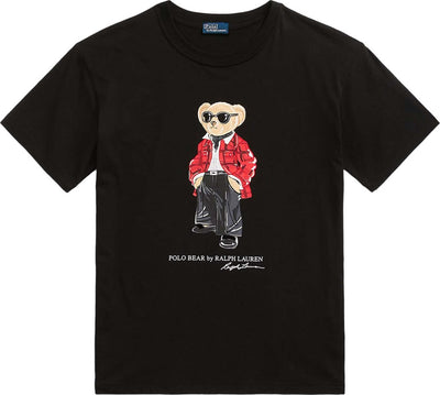 Polo-Ralph-Lauren-T-Shirt-Donna-Polo-Bear-Slim-Fit-Mezze-Maniche-Con-Orsetto