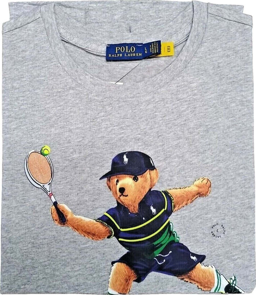 Polo-Ralph-Lauren-T-Shirt-Donna-Polo-Bear-Tenis-Maglietta-Mezze-Maniche