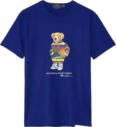 Polo Ralph Lauren T-shirt Uomo Basket Bear Maglia Girocollo Mezze Maniche Orso Moda/Uomo/Abbigliamento/T-shirt polo e camicie/T-shirt Euforia - Bronte, Commerciovirtuoso.it