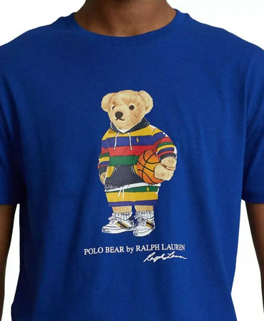 Polo Ralph Lauren T-shirt Uomo Basket Bear Maglia Girocollo Mezze Maniche Orso Moda/Uomo/Abbigliamento/T-shirt polo e camicie/T-shirt Euforia - Bronte, Commerciovirtuoso.it