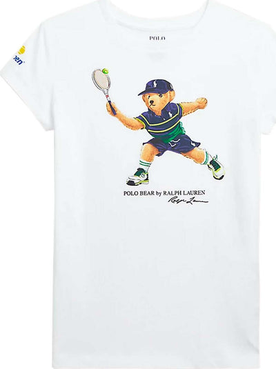 Polo-Ralph-Lauren-T-shirt-Uomo-Orsetto-Tennis-Us-Open-Polo-Bear-In-Jersey
