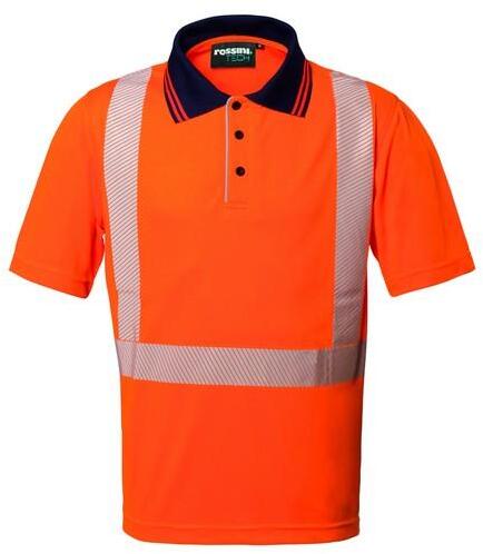 Polo Seal Hi-Vis Arancio Polo da Lavoro Alta Visibilità da Cantiere Asfaltatore Lavori Stradali