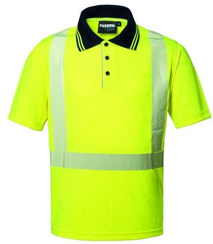 Polo Seal Hi-Vis Giallo Polo da Lavoro Alta Visibilità da Cantiere Asfaltatore Lavori Stradali