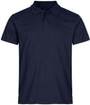 Polo Single Jersey Blu Polo Cotone Manica Corta