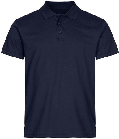 Polo Single Jersey Blu Polo Cotone Manica Corta