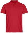 Polo Single Jersey Rosso Polo Cotone Manica Corta
