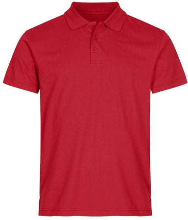 Polo Single Jersey Rosso Polo Cotone Manica Corta