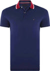 Polo Tommy Hilfiger Uomo Blu E Rossa Regular Fit Maglia Estiva Uomo Con Colletto 2 Bottoni Polo 100% Cotone Bandiera Logo Moda/Uomo/Abbigliamento/Abbigliamento sportivo/Camicie e T-shirt sportive/Polo Euforia - Bronte, Commerciovirtuoso.it