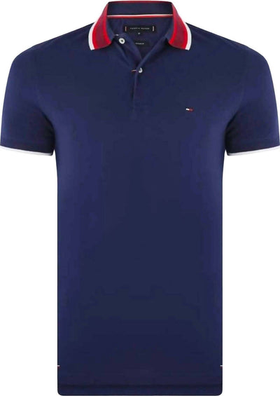 Polo Tommy Hilfiger Uomo Blu E Rossa Regular Fit Maglia Estiva Uomo Con Colletto 2 Bottoni Polo 100% Cotone Bandiera Logo Moda/Uomo/Abbigliamento/Abbigliamento sportivo/Camicie e T-shirt sportive/Polo Euforia - Bronte, Commerciovirtuoso.it