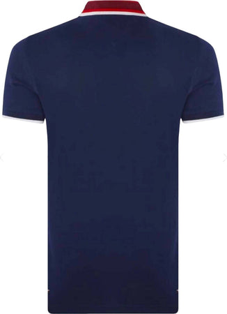 Polo Tommy Hilfiger Uomo Blu E Rossa Regular Fit Maglia Estiva Uomo Con Colletto 2 Bottoni Polo 100% Cotone Bandiera Logo Moda/Uomo/Abbigliamento/Abbigliamento sportivo/Camicie e T-shirt sportive/Polo Euforia - Bronte, Commerciovirtuoso.it
