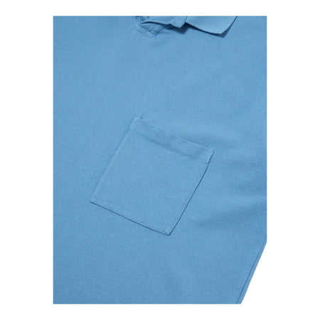 UNIVERSAL WORKS polo universal works vacation polo - summer blue da uomo